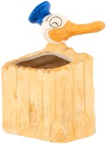 LONG-BILLED DONALD DUCK CERAMIC PLANTER.