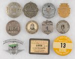 BALTIMORE AREA 11 BADGES INCL. EARLY TELEPHONE, INSPECTORS, AND TWO HUNTING.