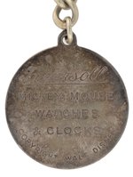 "MICKEY MOUSE INGERSOLL"ENGLISH POCKET WATCH WITH RARE FOB.