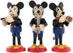 MICKEY MOUSE MUSICIAN FIGURE TRIO IN DEAN'S RAG BOOK STYLE.