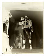 JOHNNY UNITAS NEGATIVE WITH SON PLUS SUNDAY MAGAZINE.