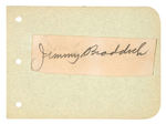 JAMES J. BRADDOCK WORLD HEAVYWEIGHT CHAMPION BOXER AUTOGRAPH.