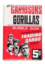 "GARRISON'S GORILLAS" GUM CARD SET PLUS UNOPENED PACK.