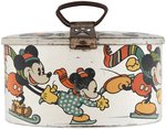 MICKEY & MINNIE MOUSE ITALIAN BISCUIT TIN/LUNCH PAIL.