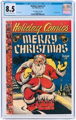 "HOLIDAY COMICS" #1 JANUARY 1951 CGC 8.5 VF+ DAVIS CRIPPEN ("D" COPY) PEDIGREE.