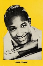 OUTSTANDING SAM COOKE AND JACKIE WILSON 1964 BOXING STYLE CONCERT POSTER.