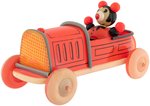 MICKEY MOUSE IN CAR ALL CELLULOID PULL TOY.