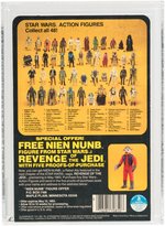 "STAR WARS: REVENGE OF THE JEDI - TUSKEN RAIDER" PROOF CARD AFA 80 NM.