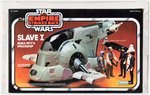 "STAR WARS: THE EMPIRE STRIKES BACK - SLAVE I W/SPECIAL OFFER ACTION PLAY SETTING" AFA 85 NM+.