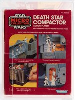 "STAR WARS MICRO COLLECTION - DEATH STAR COMPACTOR AND ESCAPE ACTION PLAYSET PAIR. AFA 80 NM.