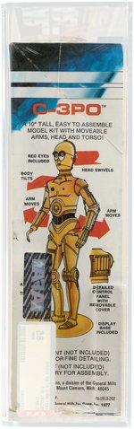 MPC "STAR WARS AUTHENTIC C-3PO (SEE THREEPIO) MODEL KIT" AFA 85 NM+.