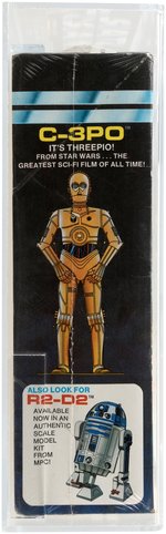 MPC "STAR WARS AUTHENTIC C-3PO (SEE THREEPIO) MODEL KIT" AFA 85 NM+.