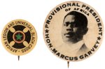 PAIR OF SCARCE MARCUS GARVEY EARLY CIVIL RIGHTS BUTTONS.