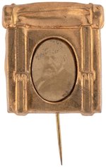 HARRISON KNAP SACK BRASS SHELL WITH CARDBOARD PORTRAIT.