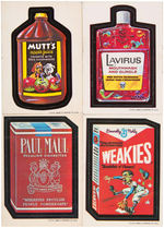 TOPPS "WACKY PACKAGES" FIRST SERIES NEAR SET.