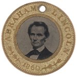 LINCOLN/HAMLIN BACK TO BACK FERROTYPE AL-1860-92.