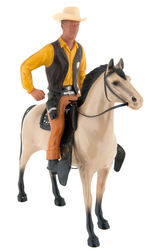 "MATT DILLON" W/HORSE HARTLAND FIGURE.