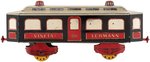 LEHMANN BOXED "VINETA" MONORAIL TROLLEY WITH FRICTION/GYROSCOPE ACTION.