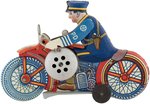 MARX "POLICE SIREN MOTORCYCLE" BOXED WIND-UP.