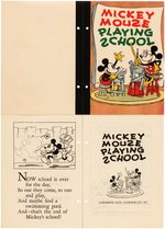 "MICKEY MOUSE BOOKS - MAKE YOUR OWN MIDGET LIBRARY" BOXED SET.