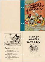 "MICKEY MOUSE BOOKS - MAKE YOUR OWN MIDGET LIBRARY" BOXED SET.