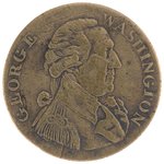 GEORGE WASHINGTON "SUCCESS" SECOND INAUGURAL PORTRAIT TOKEN.