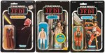 "STAR WARS: RETURN OF THE JEDI - OBI-WAN, LEIA HOTH AND LUKE X-WING" CARDED ACTION FIGURES.