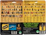 "STAR WARS: RETURN OF THE JEDI - REE-YEES, SQUID HEAD, BOSSK AND WEEQUAY" CARDED ACTION FIGURES.