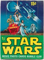 "STAR WARS" TOPPS FOURTH SERIES FULL GUM CARD DISPLAY BOX.