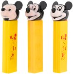 MICKEY MOUSE "PEZ" DISPENSER TRIO.