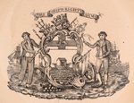 WASHINGTON, FRANKLIN AND LA FAYETTE LARGE LIVERPOOL BOWL C. 1824.