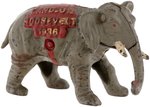 "LAND-ON ROOSEVELT 1936" ALF LANDON CAST IRON FIGURAL ELEPHANT.