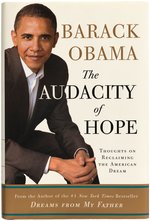 BARACK OBAMA SIGNED FIRST EDITION BOOK "THE AUDACITY OF HOPE."