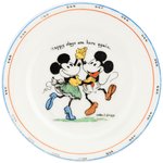 MICKEY & MINNIE MOUSE PARAGON CHINA PLATE.