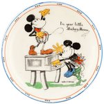 MICKEY & MINNIE MOUSE PARAGON CHINA SAUCER.