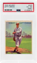 1933 GOUDEY LEFTY GROVE #220 VG-EX 4(MC).