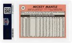 1969 TOPPS MICKEY MANTLE LAST NAME IN YELLOW #500 PSA VG-EX 4.