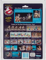 "THE REAL GHOSTBUSTERS" SERIES 6 ECTO-GLOW AFA SET OF FIVE CARDED ACTION FIGURES.