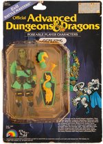 "ADVANCED DUNGEONS & DRAGONS" PROTOTYPE OGRE KING ACTION FIGURE LOT.