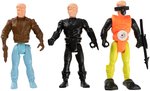 "JAMES BOND JR." ACTION FIGURE UNPAINTED TEST SHOT LOT OF FIVE.