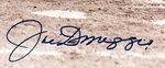 JOE DiMAGGIO SIGNED PHOTO FRAMED DISPLAY.