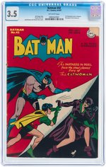 "BATMAN" #42 AUGUST-SEPTEMBER 1947 CGC 3.5 VG-.