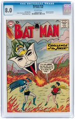 "BATMAN" #136 DECEMBER 1960 CGC 8.0 VF.