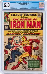 "TALES OF SUSPENSE" #58 & #59 CGC 5.0 VG/FINE PAIR.