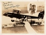 AVIATOR CLARENCE CHAMBERLIN SIGNED PHOTO.