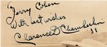 AVIATOR CLARENCE CHAMBERLIN SIGNED PHOTO.