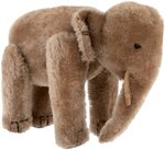 BING EARLY JOINTED STUFFED ELEPHANT WITH TIN EAR TAG.