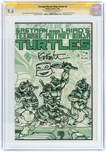 "TEENAGE MUTANT NINJA TURTLES" #4 1985 CGC 9.6 NM+ - SIGNATURE SERIES WITH SKETCH.