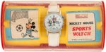 "MICKEY MOUSE SPORTS WATCH" IN BRADLEY PLASTIC CASE.