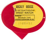 "MICKEY MOUSE SPORTS WATCH" IN BRADLEY PLASTIC CASE.